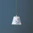 18cm pendant shade in Tiber hand made marble paper