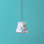 18cm pendant shade in Tiber hand made marble paper
