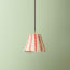 18cm straight empire pendant shade in scarlet tapers
