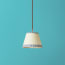 18cm straight empire pendant shade in ocean stitches