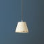 18cm pendant shade in gold scallops