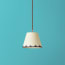 18cm pendant shade in jet scallops