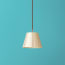 18cm pendant shade in gold ripples