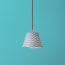18cm straight empire pendant shade in ocean maps