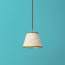 18cm pendant shade in pink and green Polka Dot paper by GP & J Baker