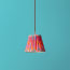 18cm pendant shade in pink Ikat by Matthew Williamson