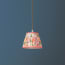 18cm pendant shade in original Little Magnolia linen by GP & J Baker