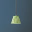 18cm pendant shade in classic green chalk stripes