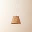 18cm pendant shade in natural rattan