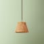 18cm pendant shade in natural rattan