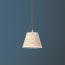 18cm block printed pendant shade in sunflower Borage by Morris & Co