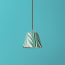 18cm pendant shade in green Savio hand made marble paper