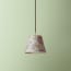 18cm pendant shade in gold paive hand made marbled paper