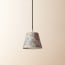 18cm pendant shade in gold piave hand made marbled paper
