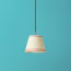 18cm straight empire pendant shade in scarlet tracks