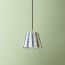 18cm straight empire pendant shade in ocean tapers