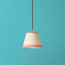 18cm straight empire pendant shade in scarlet stitches