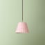 18cm pendant shade in hot pink ripples