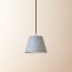 18cm straight empire pendant shade in ocean maps
