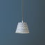 18cm straight empire pendant shade in ocean maps