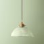 Cupola pendant in clear prismatic glass