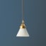 Flora ceramic shade in aran glaze