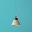 Flora ceramic shade in natural plaster