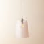 Hazel pendant in clear glass