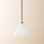 Hazelette pendant in opaline glass