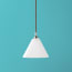 Hazelette pendant in opaline glass