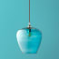 small lisboa in turquoise glass