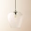 Larger Lisboa Pendant in Clear Glass