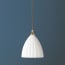 Regular Scallop in opaline glass