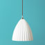 Larger Scallop in opaline glass
