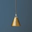Stanlette pendant shade in antique brass