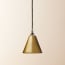 Stanlette pendant shade in antique brass