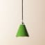 Stanlette pendant shade in green with copper interior