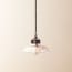 Smaller Swurly shade in clear glass