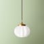 Cloud glass shade in opaline
