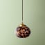 Cloud glass shade in tortoiseshell