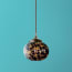 Cloud glass shade in tortoiseshell