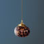 Cloud glass shade in tortoiseshell