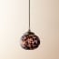 Cloud glass shade in tortoiseshell