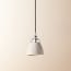 Smaller Bill ceramic pendant shade in Stone