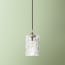 Laurent pendant shade in clear glass