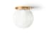 Regular Plumb IP44 flush fitting in antiqued brass