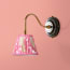 Drake wall fitting in wood and brass