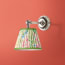 Rose wall fitting in antiqued silver