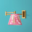 Lacey Wall fitting in brass