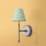 Twiglet Wall fitting in aluminium and brass
